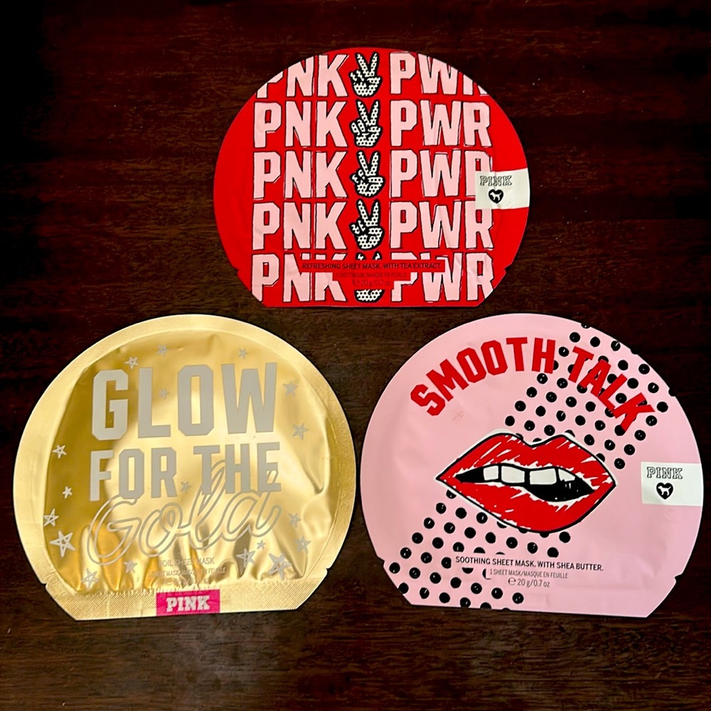 PINK Skincare Mask Set Of 6 NWT - Picture 6 of 9